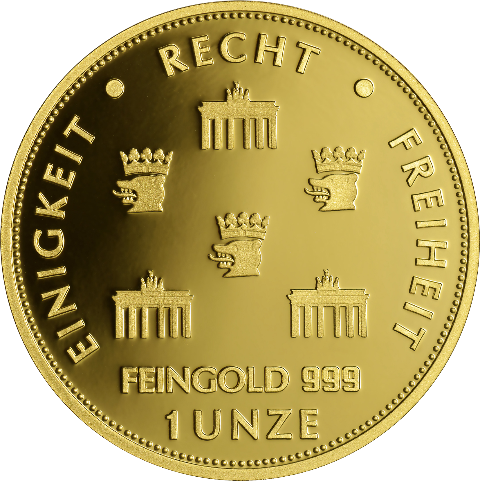 Gold Quadriga 2026 1 Unze