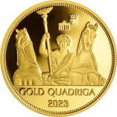 Gold Quadriga 2023 1/2 Unze