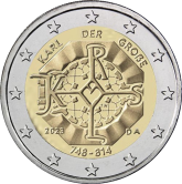 2-Euro-Coin-Card „1275. Geb. Karl der Große“