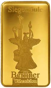 1 g Goldbarren 999,9 Feingold, Siegessäule aus der Serie "Berliner Wahrzeichen "