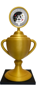 Goldpokal mit offizieller 11-Euro-Sammlermünze!