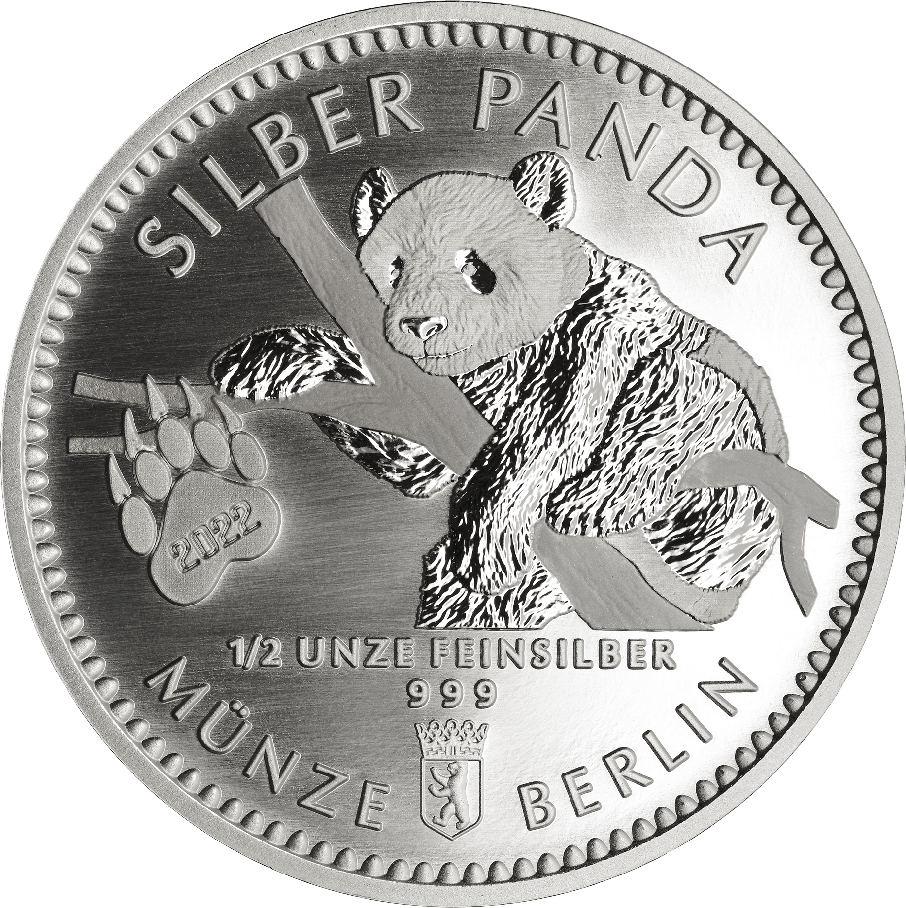 Silber Panda 2022 1/2 Unze