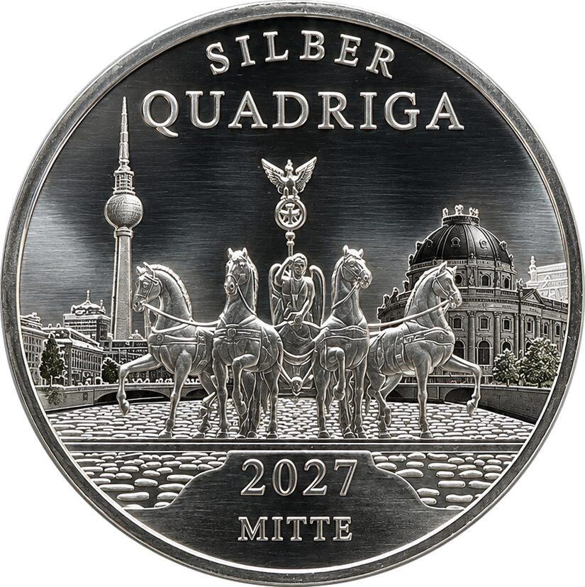 Quadriga mit Fernsehturm und Bodemuseum - Mitte