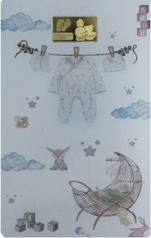 Coin Card - Zur Geburt 1 g 999,9 Feingold