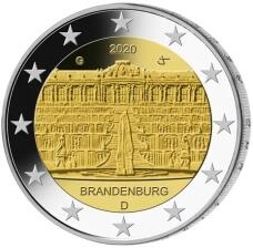 2 Euro Münzrolle "Brandenburg" 2020