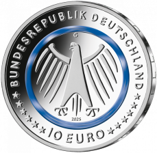 10 Euro M&uuml;nze - THW 2025