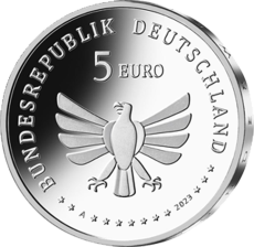 5 Euro Sammlermünze - Schwalbenschwanz