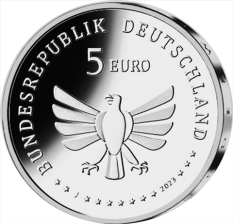 5-Euro Sammlermünze Gebänderte Prachtlibelle