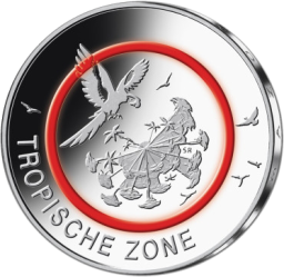 5 Euro "Tropische Zone" in SG 2017 Prägestätte J