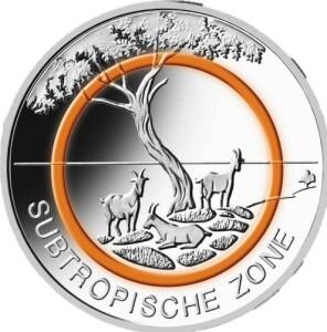 5 Euro Subtropische Zone in SG 2018 Prägestätte D
