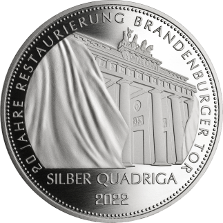 Silber Quadriga 2022 1/2 Unze