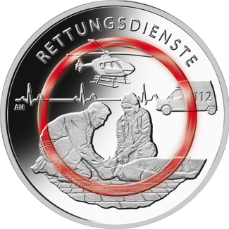 10 Euro Münze - Rettungsdienste - 2026