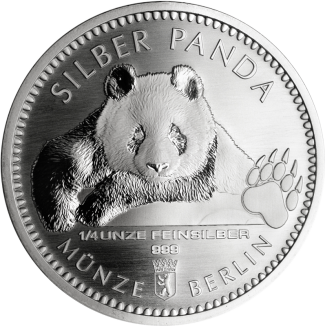 SILBER PANDA 2019 1/4 Unze