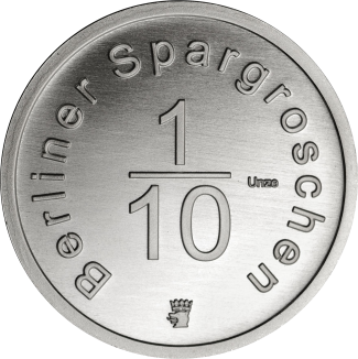 Berliner Spargroschen Ag 1/10 Unze