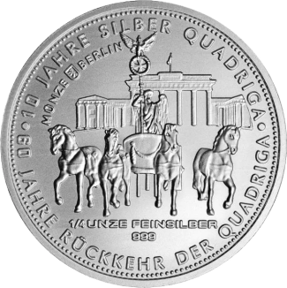 Silber Quadriga 2018 1/4 Unze