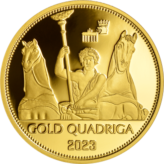 Gold Quadriga 2023 1 Unze