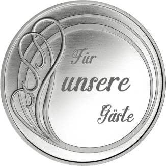 Gastgeschenk „Für unsere Gäste“ mit Fotodruck