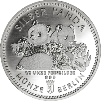 Silber Panda 2023 1/2 Unze