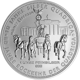 Silber Quadriga 2018 1 Unze