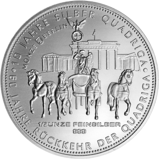 Silber Quadriga 2018 1/2 Unze