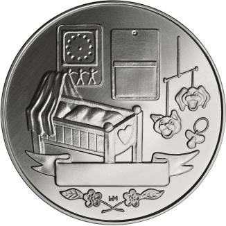 Geschenk zur Geburt Silber Edition