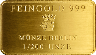 Goldbarren 1/200 Unze