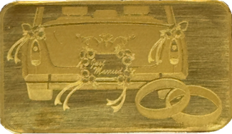 Just Married - Goldbarren