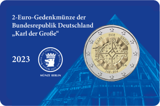 2-Euro Gedenkmünze - 1275 Geb. Karl der Große 2023