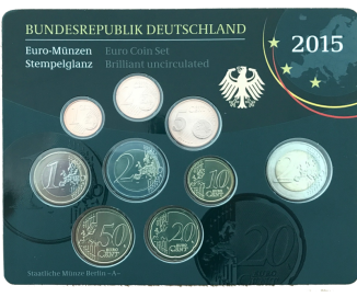Kursmünzsatz 2015