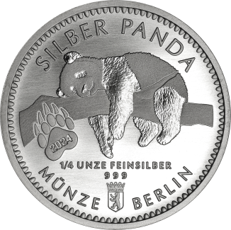 Silber Panda 2024 1/4 Unze