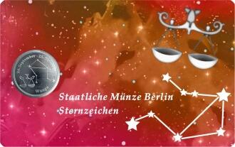 Sternzeichen - Waage - 1/20 Unze 999 Feinsilber