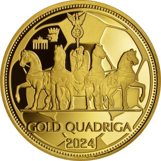 Gold Quadriga 2024 1/2 Unze