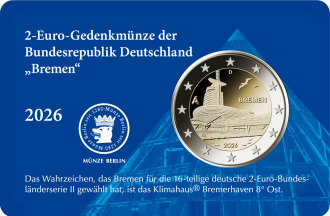2-Euro Gedenkmünze - Bremen