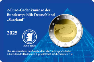 2-Euro Gedenkmünze 2025 - Saarland
