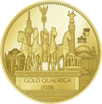 Gold Quadriga 2026 1 Unze