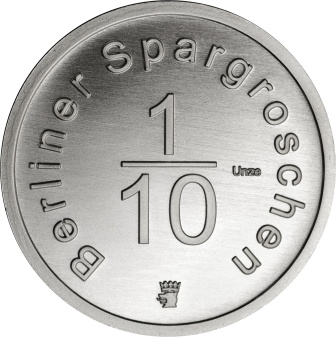 Berliner Spargroschen Ag 1/10 Unze