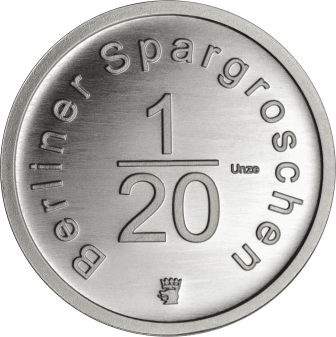 Berliner Spargroschen Ag 1/20 Unze