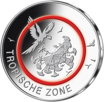 5 Euro Tropische Zone in SG 2017 Prägestätte G