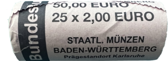 2 Euro Münzrolle Brandenburg 2020