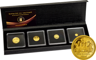 Gold Quadriga Set AU 999,9