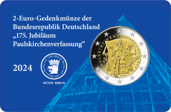2-Euro Gedenkmünze 2024 - 175. Jubiläum Paulskirchenverfassung