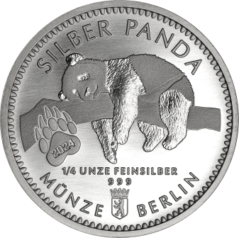 Silber Panda 2024 1/4 Unze