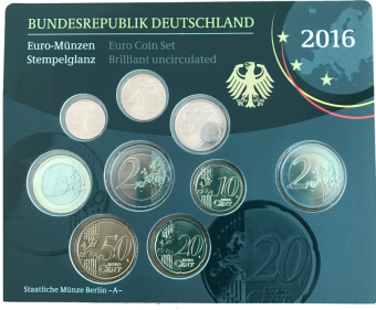 Kursmünzsatz 2016