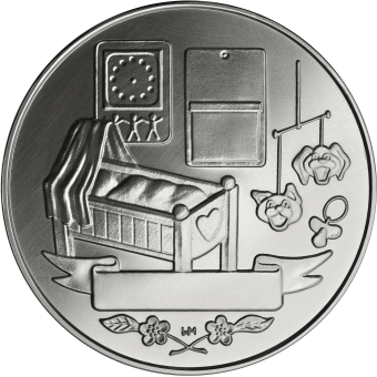 Geschenk zur Geburt Silber Edition