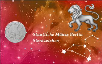 Sternzeichen - Löwe - 1/20 Unze 999 Feinsilber –
