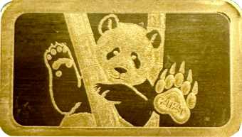Panda 2025 Gold Barren 1 g