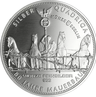 Silber Quadriga 2021 1/4 Unze