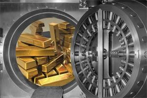 Goldbarren aus den Tresoren der Münze Berlin