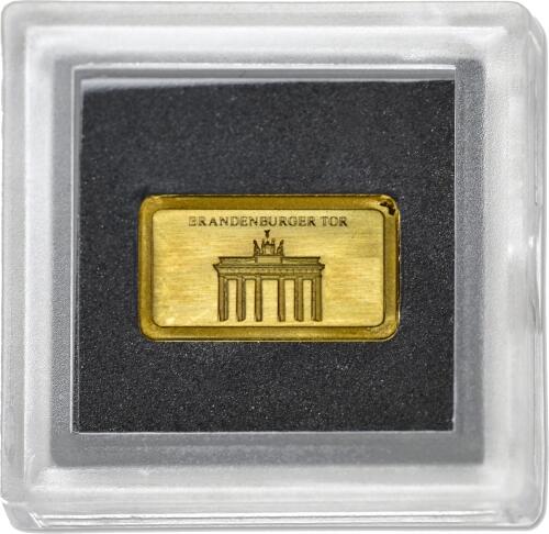 Goldbarren Brandenburger Tor 0,5 g