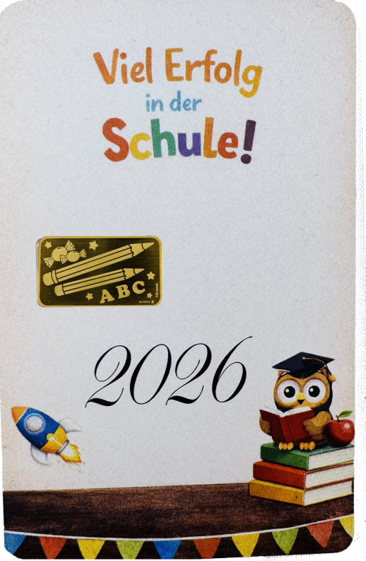 Coin Card zur Einschulung